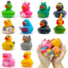 Wholesale Little Yellow Duck pinch music bath water toy vinyl color duck bathroom doll Little Duck milk tea shop small gift