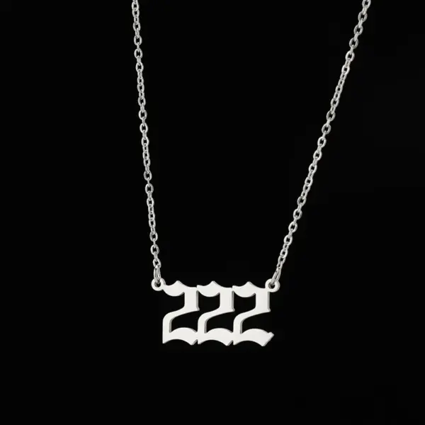 Wholesale Jewelry Retro Letter 201 Stainless Steel 18K Gold Plated Plating Stainless Steel Necklaces