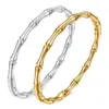 Wholesale Solid Color 304 Stainless Steel Simple Style Bangle