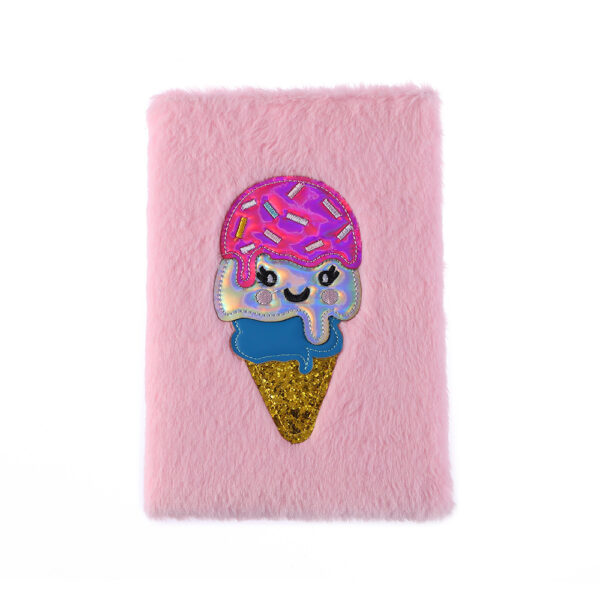 Wholesale Cartoon Ice Cream Stuffed Notebook Diary Children's Handmade DIY