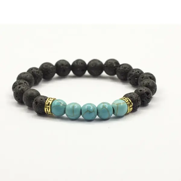 Simple Style Geometric Gem No Inlaid Natural Stone Bracelet In Bulk