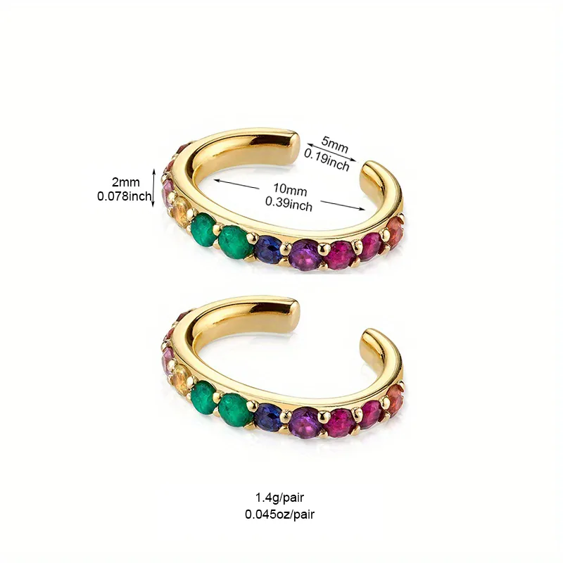 Wholesale 1 Pair Ig Style Shiny Round Rectangle Plating Chain Inlay Copper Zircon White Gold Plated Gold Plated Earrings
