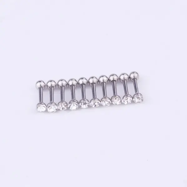 316L Stainless Steel Ear Cartilage Rings & Studs Geometric Waterproof Non Tarnish Surgical Steel Women'S