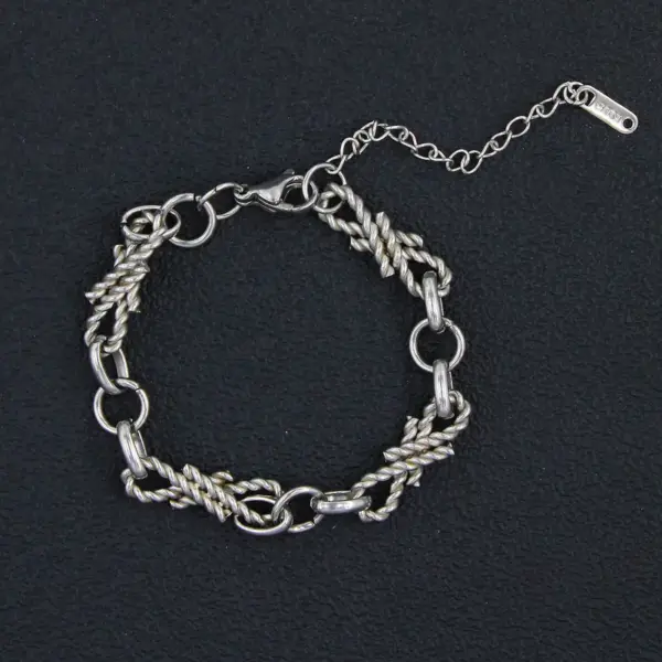 Simple Style Geometric 667 Stainless Steel Stainless Steel Bracelets In Bulk