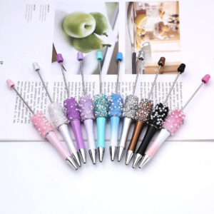 Wholesale DIY Pearl Gypsophila Beaded Pen Handmade Sugar Pearl Diamond Pen Blind Box Gift Pen in stock