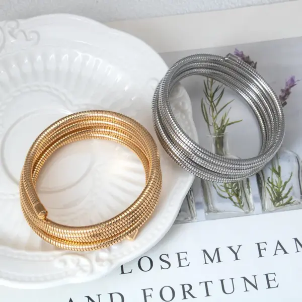 Metal Geometric Modern Style Classic Style Bangle