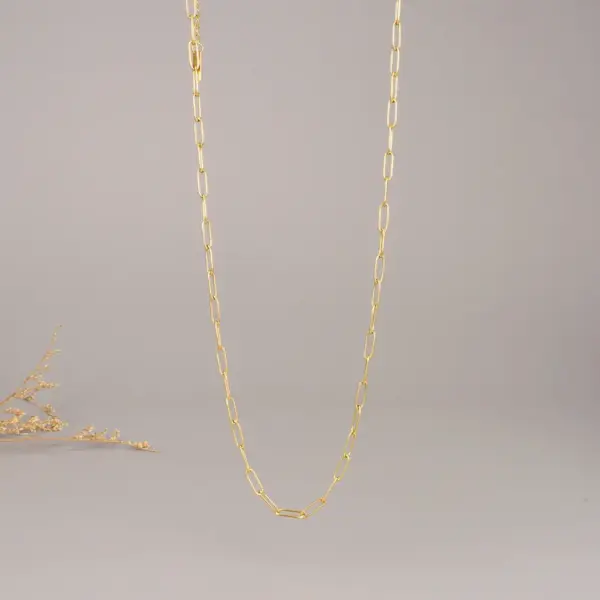 Wholesale Jewelry Simple Style Geometric 304 Stainless Steel Titanium Steel 18K Gold Plated Plating Necklace