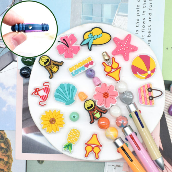 oly-3281ff3ca0bfdcb67d7d01b2d41cd875 Wholesale DIY Pen Jewelry - Beaded Pen Patchwork