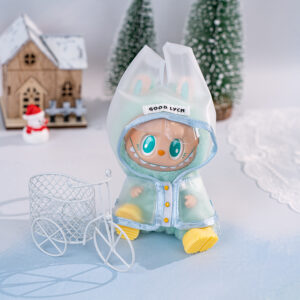 oly-328df1dfcb6fa05f84e0824c64b02e07 Wholesale doll transparent raincoat doll replacement clothes suitable for 15-17cm clothes first, second and third generation