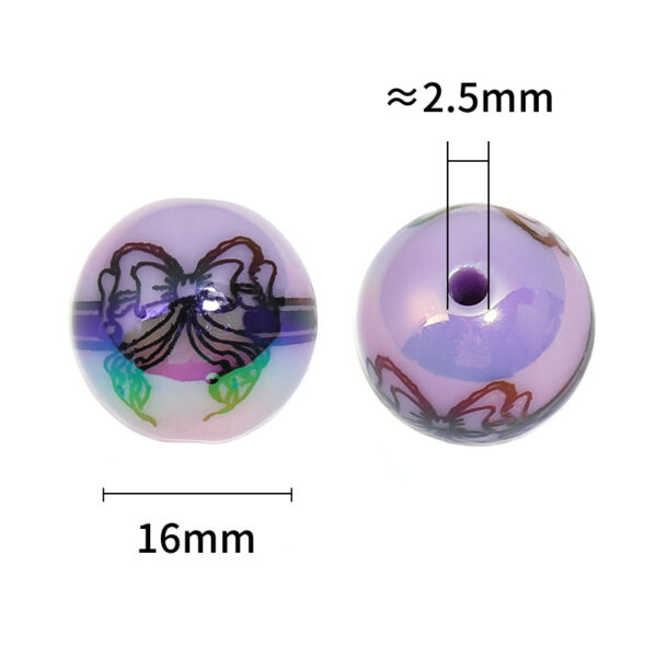 Wholesale Princess ribbon bow printed beaded