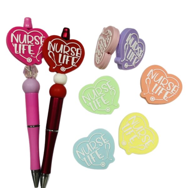 oly-32b2b614c9b5a64098703864c430e4c9 Wholesale New Cartoon Epoxy DIY Beading Accessories for Medical and Healthcare Use, Nurse Focus Beads, Focal Pacifier Chain Accessories, Baby Teether Beads