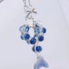 Wholesale [Blue Fish Tail] Mermaid Fall Phone Chain Pendant Beaded Bow Deep Sea Pendant Key Chain