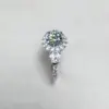 Wholesale Simple Style Geometric Copper Artificial Rhinestones Rings