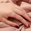 Wholesale Copper Leaf Crown Butterfly Zircon Open Rings