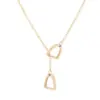 Wholesale Jewelry Fashion 201 Stainless Steel 18K Gold Plated Plating Stainless Steel Necklaces