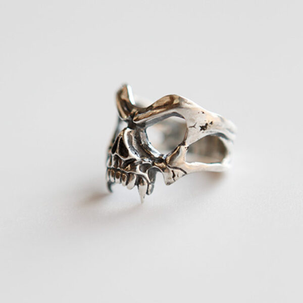 Wholesale Retro Iris Ring Aressive Men's Trendy Ring Niche Design Personalized Hip Hop Punk Style Ring