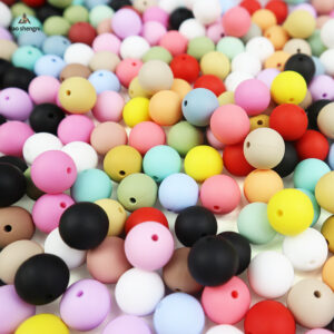 Wholesale Silicone round beads DIY handmade beads