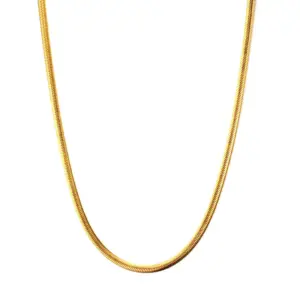 Snake Flat Chain 3mm * 50cm / Gold