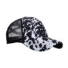 Wholesale Cross-border AliExpress Amazon ebay new black and white horizontal cross net cap baseball cap Women's sun hat B986