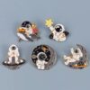 oly-3304c3de25c9e6744613c72381365170 Wholesale Astronaut Brooch Cute Space Planet Astronaut Metal Brooch