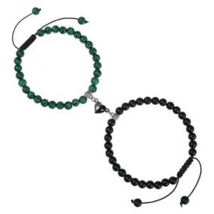 Malachite Frosted Stone Bracelet