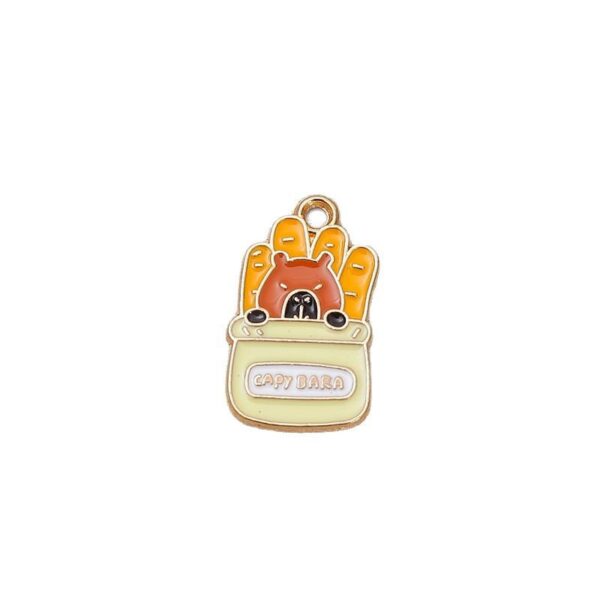 Wholesale Cartoon cute drop oil alloy pendant diy Charms