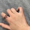 Wholesale Long Live Freedom Retro Punk Rock Red Guitar Ring Men and Women Niche Design 2024 New Exquisite Ring