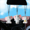 Wholesale Cute elephant car rearview mirror decorative pendant