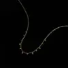 Wholesale PVD Coated Real Gold Plated 18K Round Square Water Droplets 304 Stainless Steel Simple Style Waterproof Non Tarnish Necklace