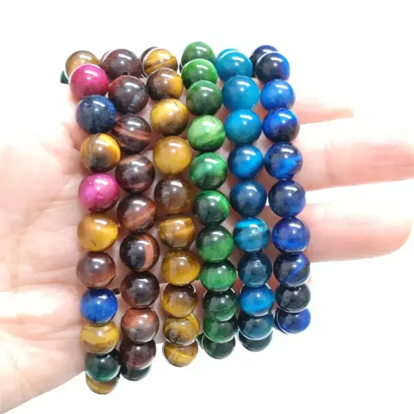 Wholesale Ethnic Style Colorful Natural Stone Bracelets In Bulk