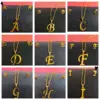 Wholesale Fashion Letter Titanium Steel Gold Plated Earrings Necklace