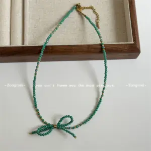 7# Beaded Crystal Necklace