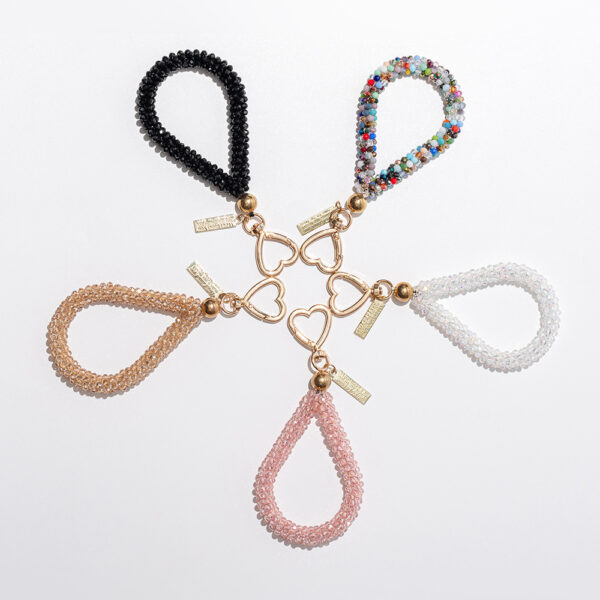 oly-335f4ef68d93e2e4213e668f00cf99d6 Wholesale Cross-Border Water Drop Keychain, Fashionable and High-End Bag, Hand-Beaded Bag, Small Pendant, Key Pendant