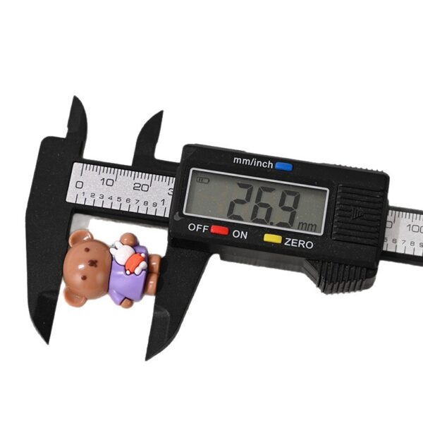 Wholesale Cartoon soft rubber bear through-hole beaded