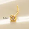 Wholesale 1 Piece Nose Rings & Studs Casual Classic Style Heart Shape Flower Butterfly Copper Flowers Butterfly Zircon Nose Rings & Studs Nose Pin