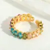 Wholesale Ion Plating (IP) Colorful 304 Stainless Steel Luxurious Shiny Waterproof Non Tarnish Rings