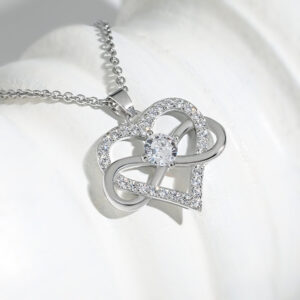 White Gold [with chain] cross chain