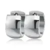 Wholesale PVD Coated 18K Gold Real Gold Plated Solid Color 201 Stainless Steel Fashion Waterproof Non Tarnish Earrings