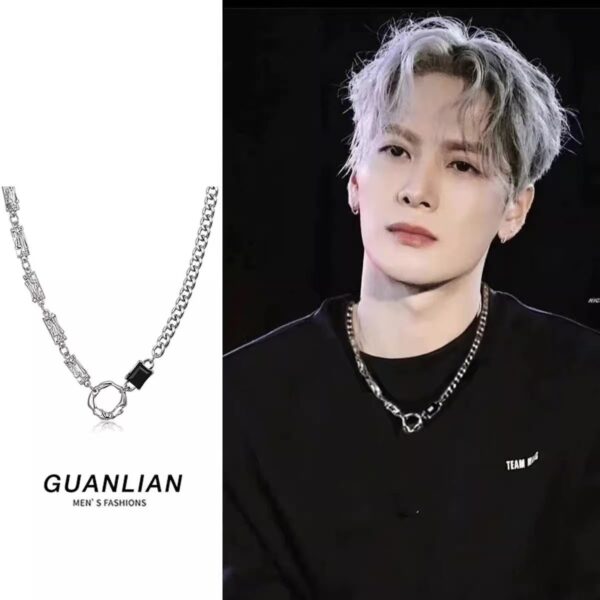 Wholesale Necklace men's fashion trend WANG Jiaer same style clavicle chain personality simple Handsome Men's hip hop neutral style accessories
