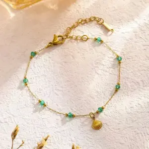 Multicolor-Golden Yellow / One Size / Anklet