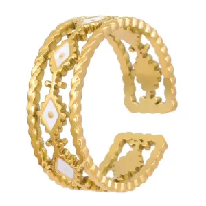 43 18K real gold X497