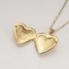 Wholesale Jewelry IG Style Heart Shape 204 Stainless Steel Plating Pendant Necklace Locket Necklace Cable Chain