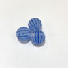 Wholesale Through-hole colored frosted pumpkin round beads