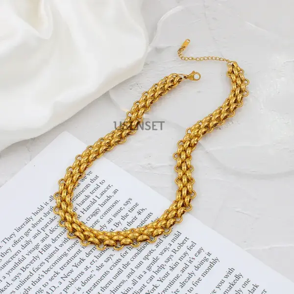 Geometric 304 Stainless Steel Fashion Necklace