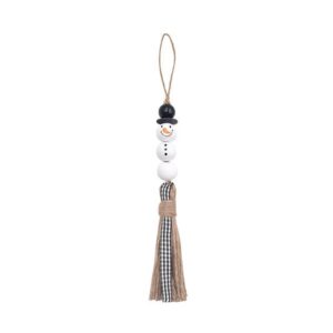 L051: snowman beads
