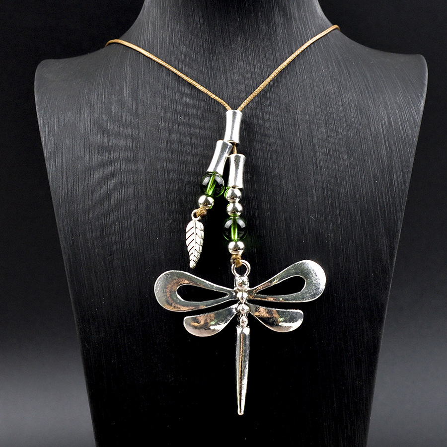 Wholesale Vintage Wax Rope agoy Pendant Necklace