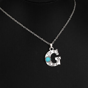 9007 silver O-Chain Letter G