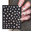 Wholesale Nail Art Stickers i Laser Purple Glitter Silver Starry Nail Art Stickers