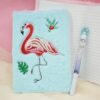 Wholesale Flamingo Plush Notebook DIY Handbook Notepad