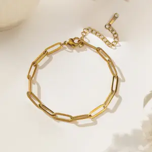 【XKB0094】Cross Chain Bracelet / Gold